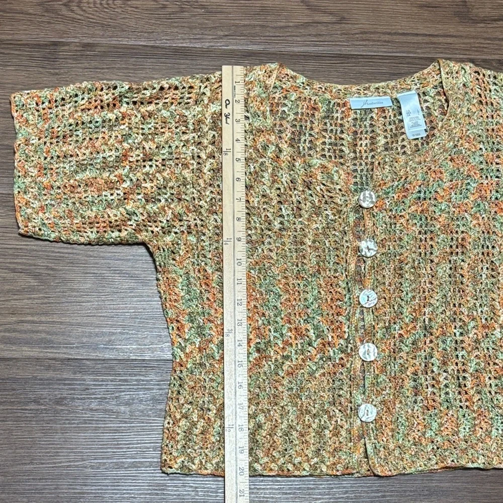 J.H. Collectables Y2K Boho Crochet Open Knit Cardigan